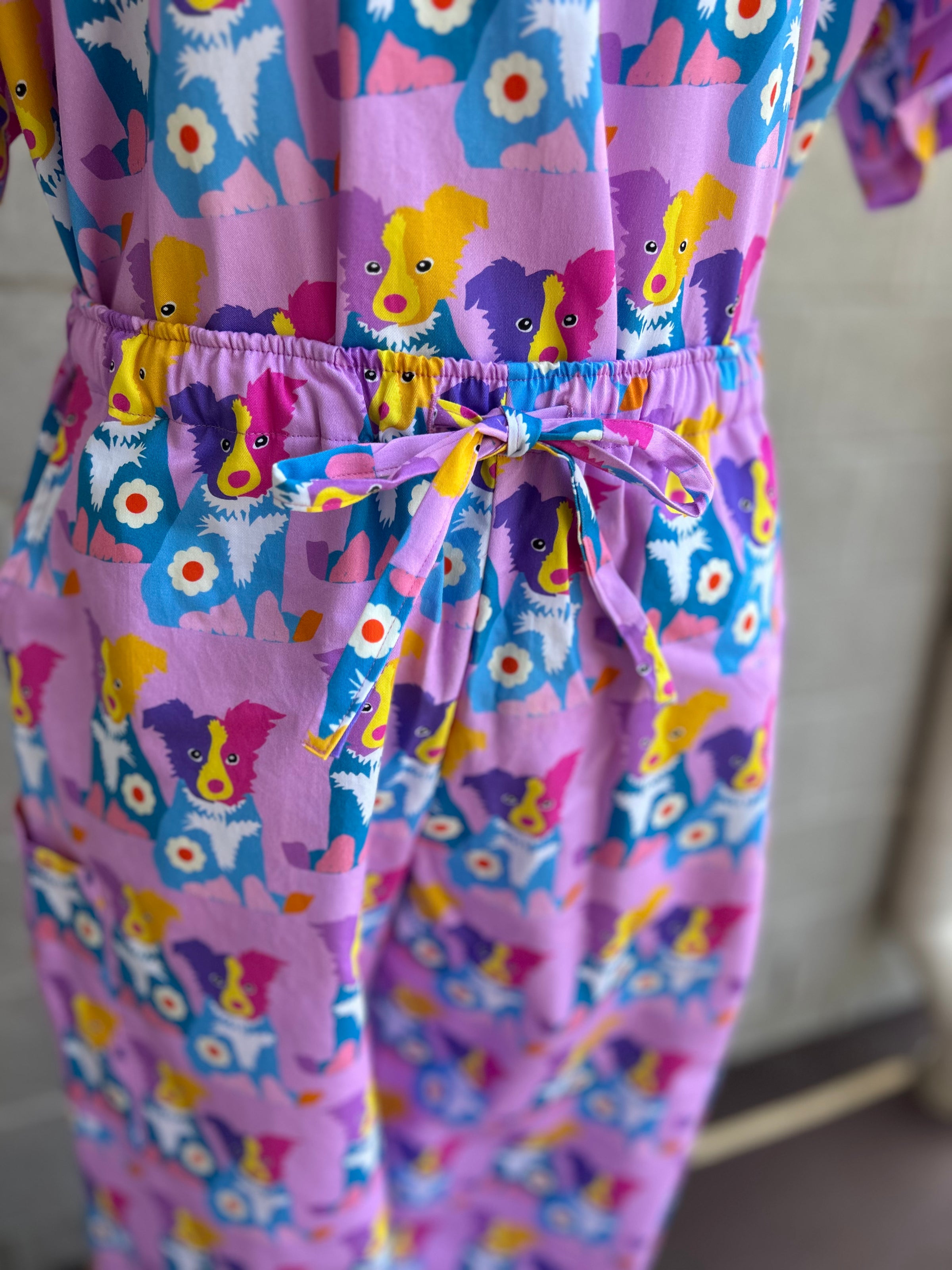 Collie Cute Taffy Scrub Set (Pre-order)