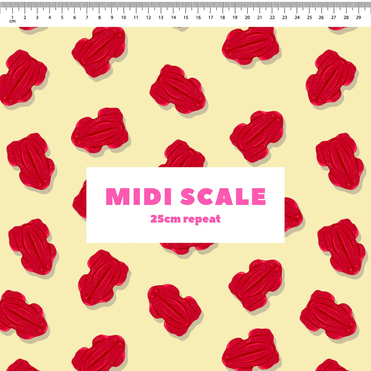 Red Frogs Scrub Top (Pre-order)