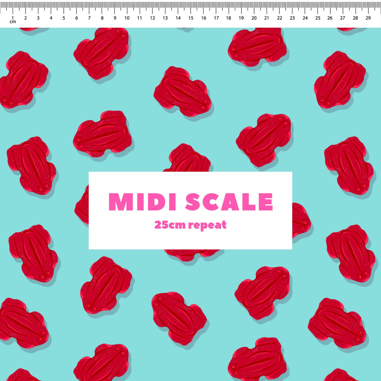 Red Frogs Scrub Top (Pre-order)