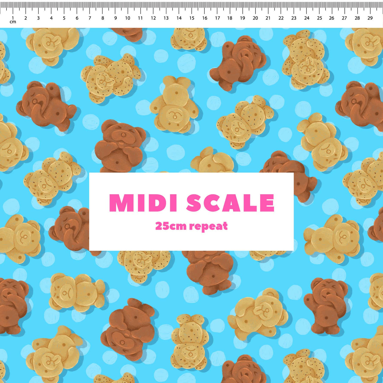 Tiny Teddies Scrub Top (Pre-order)