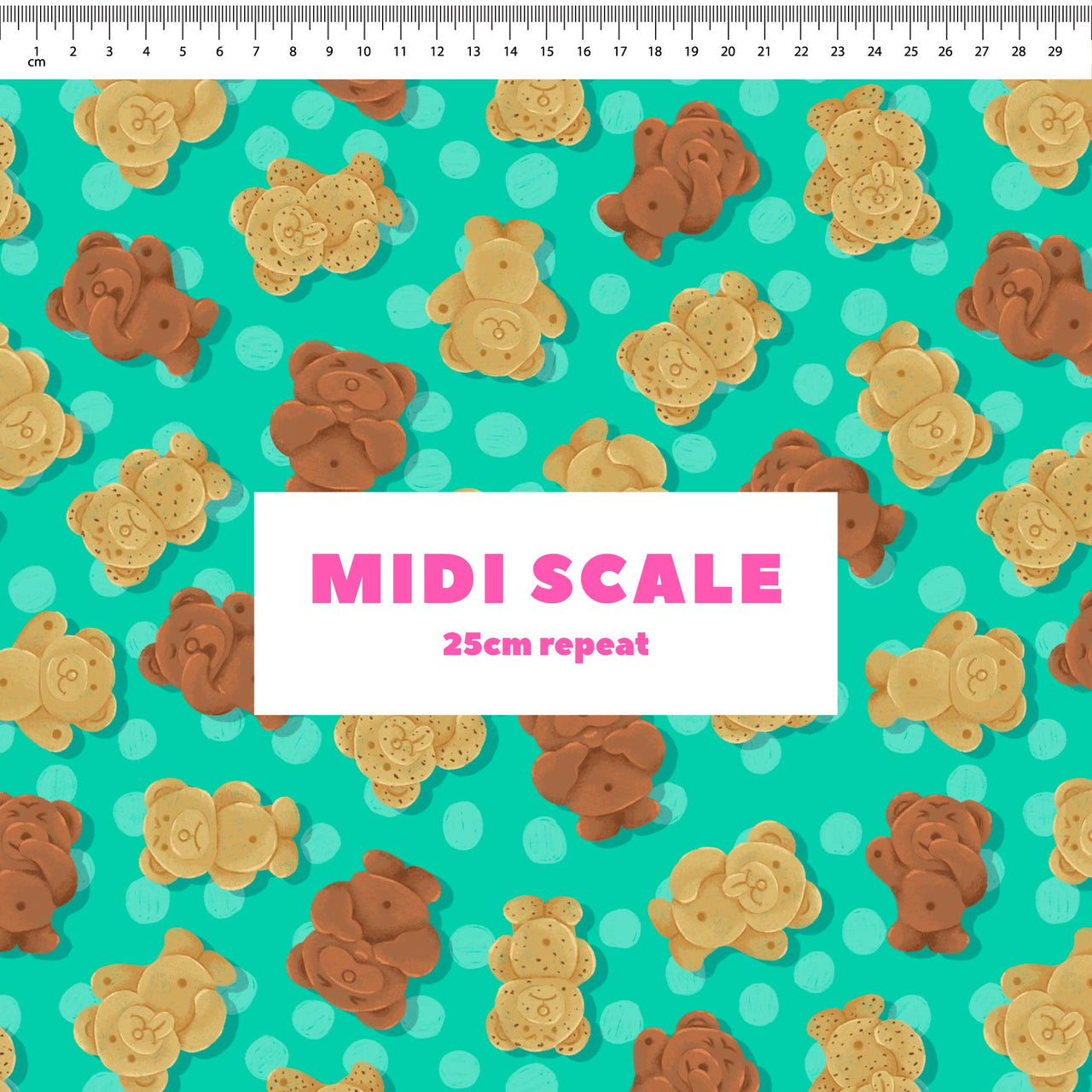 Tiny Teddies Scrub Top (Pre-order)