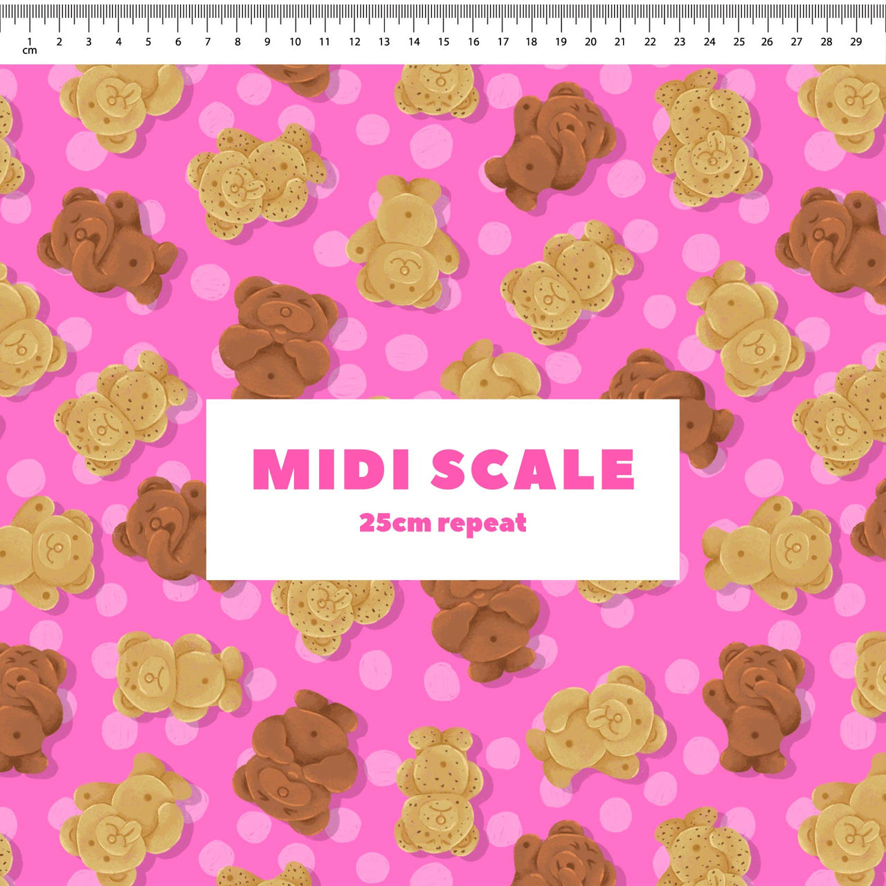 Tiny Teddies Scrub Top (Pre-order)