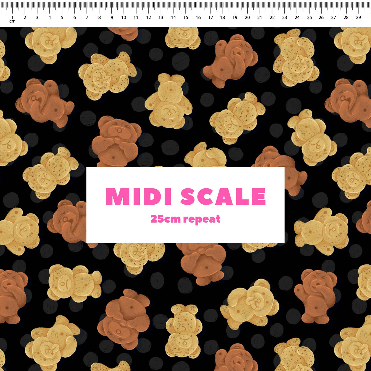 Tiny Teddies Scrub Top (Pre-order)