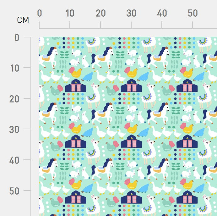 Playful Farmyard Scrub Top (Pre-order)