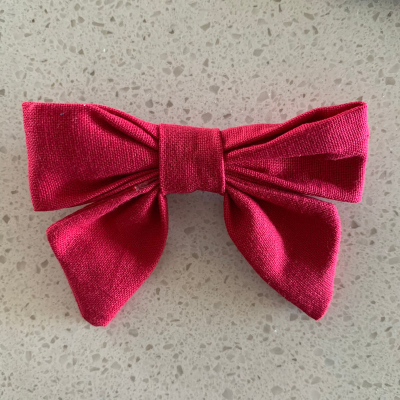 Bow Hair Clips (multiple colours available)