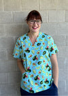 Avocado Scrub top (Ready made)