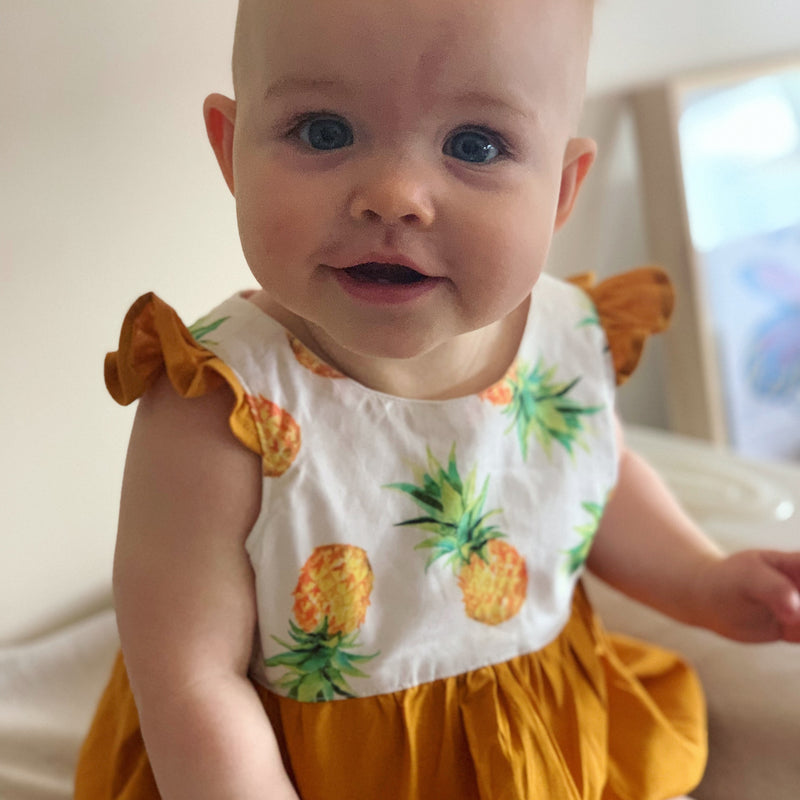 Pineapple romper